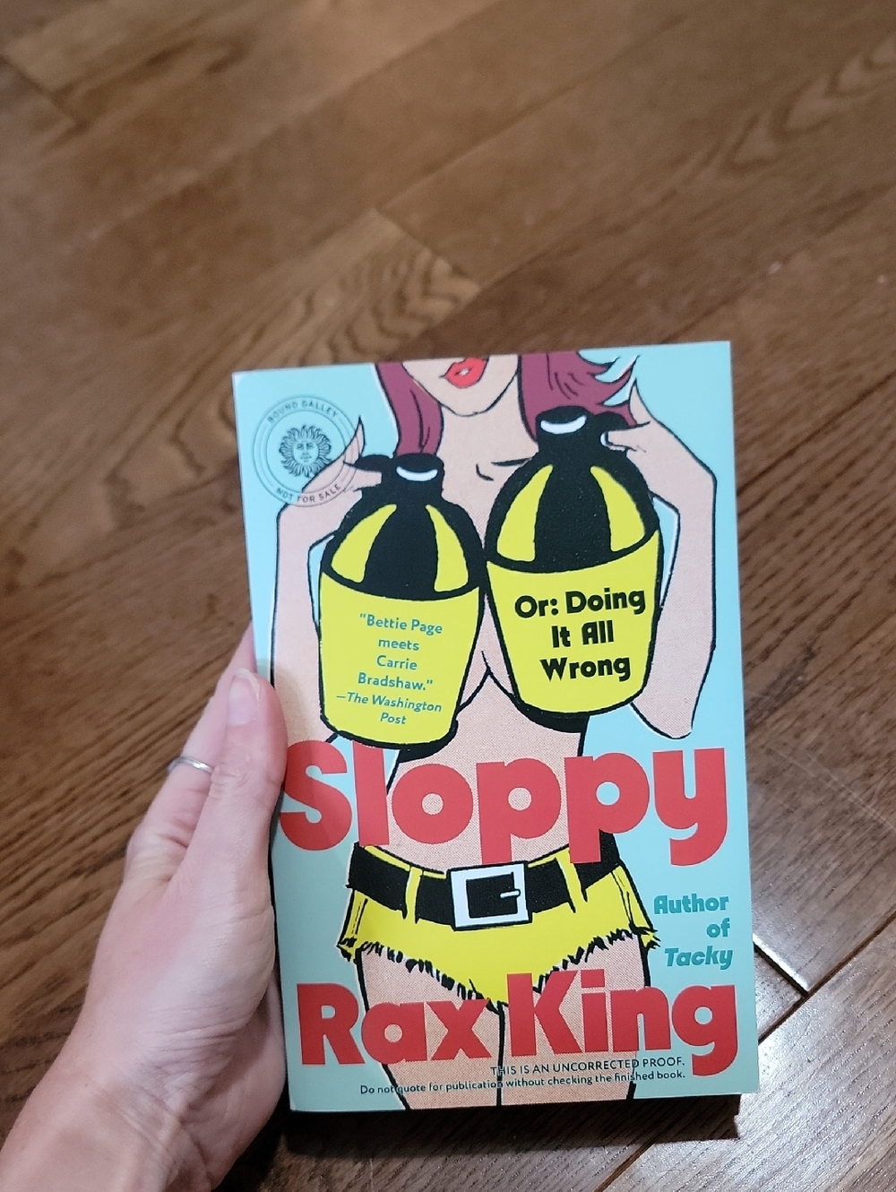 Sloppy by Rax King — Bright Yellow Cover Paperback